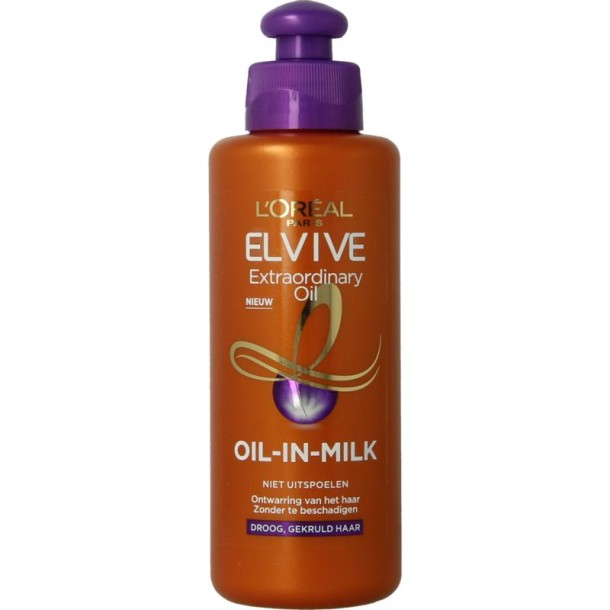 Elvive Extraordinary oil in milk krul verzorging (200 Milliliter)