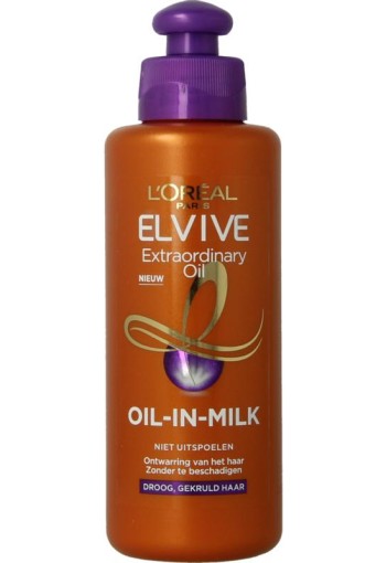 Elvive Extraordinary oil in milk krul verzorging (200 Milliliter)