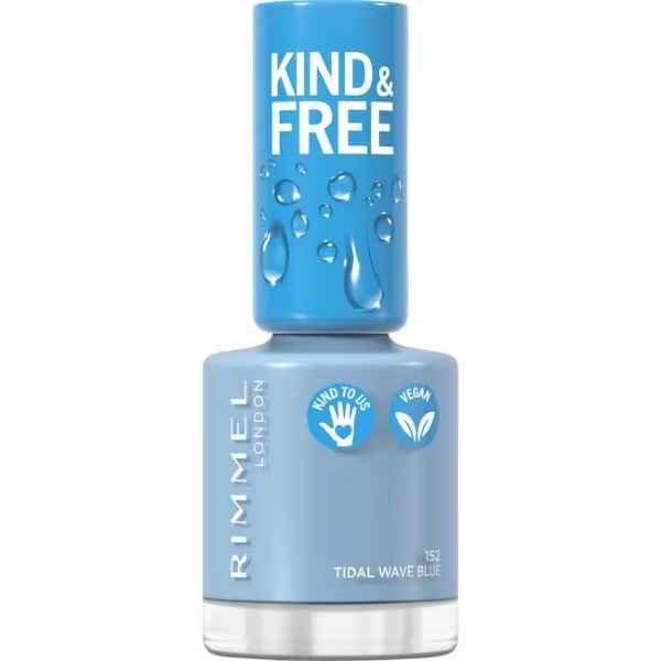 Rimmel London KIND & FREE Vegan Nagellak 152 Tidal Wave Blue