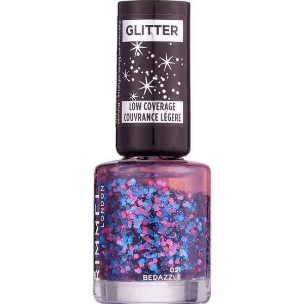 Rimmel London Glitter Low Coverage Nailpolish - 021 Bedazzle