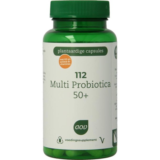 AOV 112 Multi probiotica 50+ (60 Vegetarische capsules)