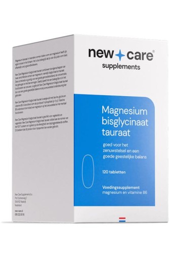 New Care Magnesium bisglycinaat tauraat (120 Tabletten)