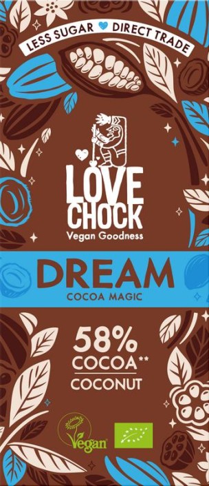 Lovechock Dream coconut bio (70 Gram)