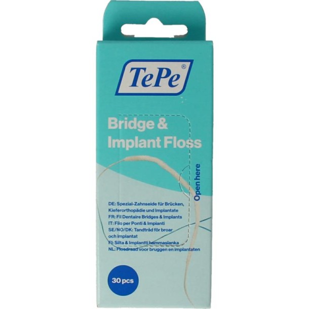 Tepe Bridge & implant floss (30 Stuks)