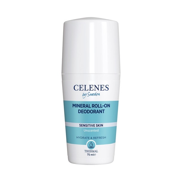 Celenes Thermal deodorant roll-on unscented (75 Milliliter)