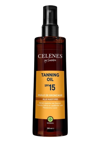 Celenes Herbal tanning oil SPF15+ (200 Milliliter)