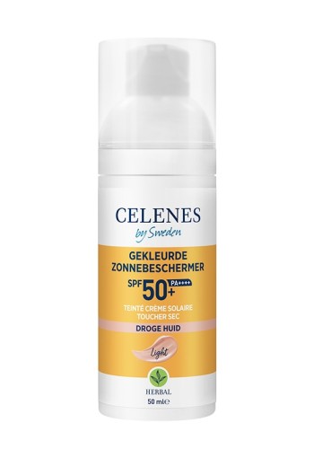 Celenes Herbal dry touch tinted light fluid SPF50+ (50 Milliliter)