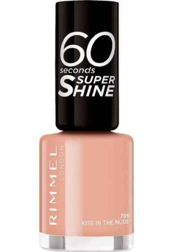 Rimmel London 60 Seconds SuperShine nagellak 708 Kiss in the Nude