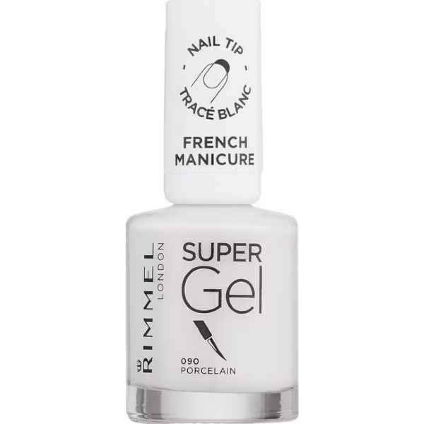 Rimmel London Super Gel French Manicure Nail Tip Whitener - 090 Transparant