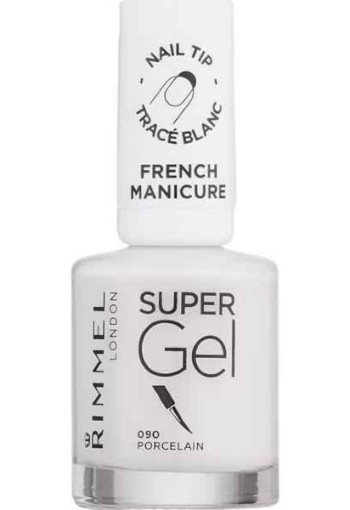 Rimmel London Super Gel French Manicure Nail Tip Whitener - 090 Transparant