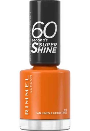 Rimmel London 60 Seconds SuperShine Nagellak 151 Tan Lines & Good Times