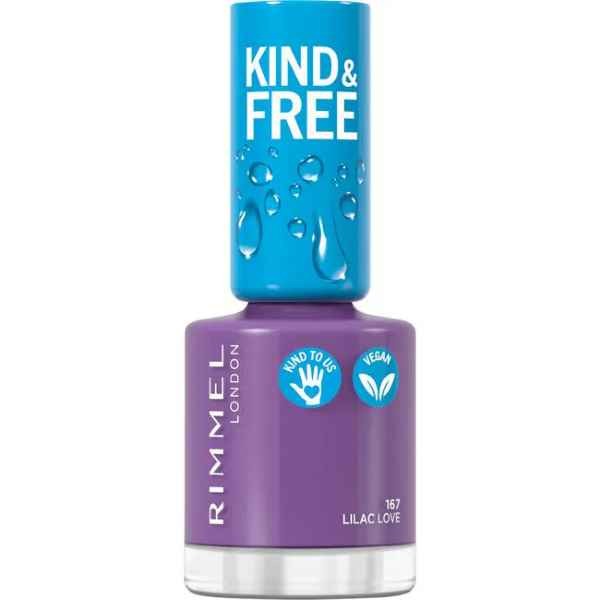 Rimmel Kind & Free Cosmetics Nail Polish Lacquer Lilac Love 167 8 ML