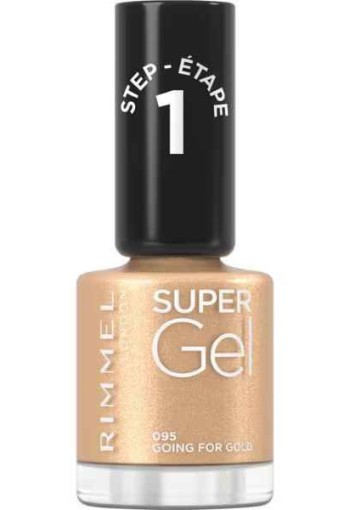 Rimmel SuperGel Nail Polish Lacquer Going For Gold 095 12 ML