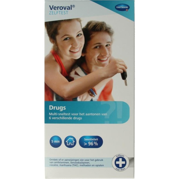 Veroval Zelftest drugs (1 Stuks)