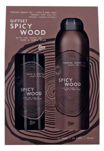 Etos Geschenkset Home Retreat Spicy Wood Man 2-delig