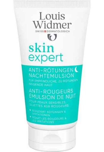 Louis Widmer skinexpert Anti-Roodheid Nachtemulsie 50 ML