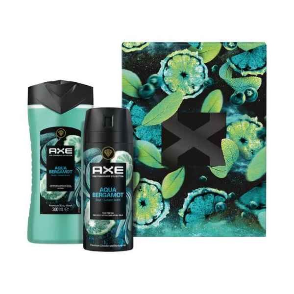 Axe Duo Set Fine Fragrance Aqua Bergamot Geschenkset