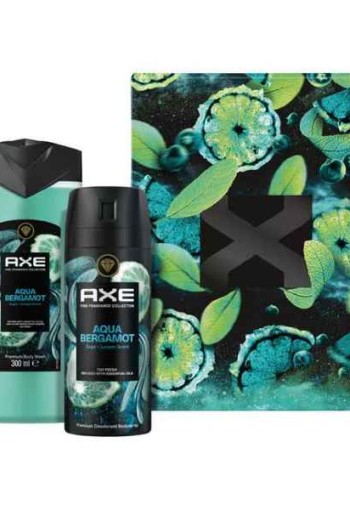 Axe Duo Set Fine Fragrance Aqua Bergamot Geschenkset