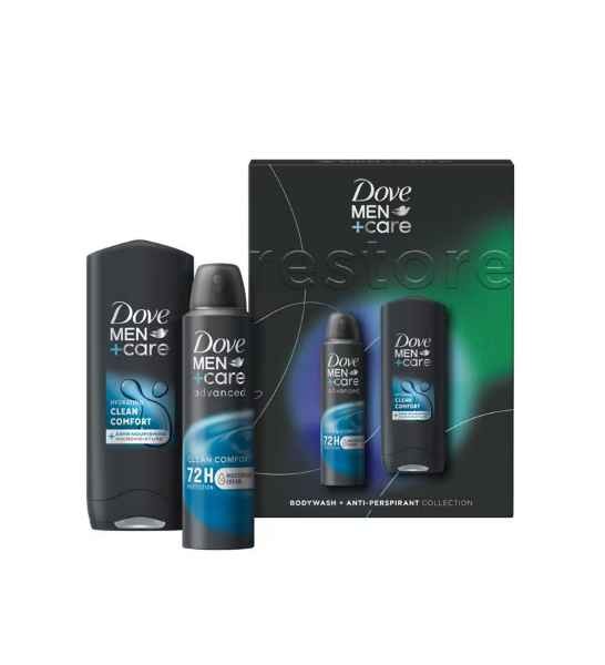 Dove Men+Care Clean Comfort Duo geschenkset 150ml + 250ml