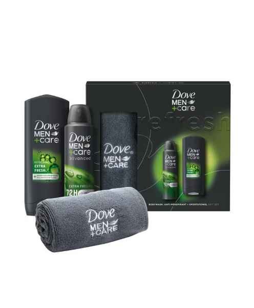 Dove Men + Care Extra Fresh giftset met handdoek