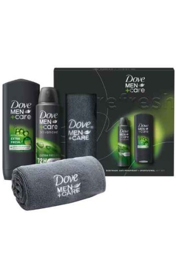 Dove Men + Care Extra Fresh giftset met handdoek