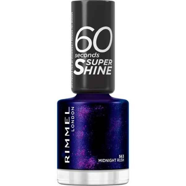 Rimmel 60 Sec Nail Polish Midnight Rush 563 8 ML