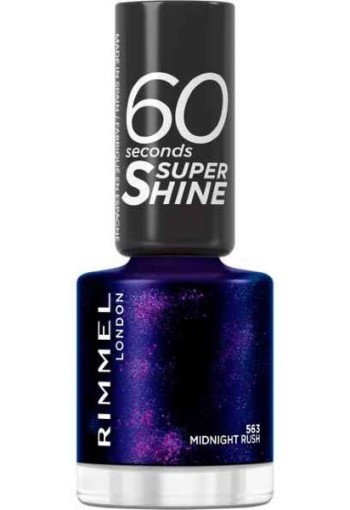 Rimmel 60 Sec Nail Polish Midnight Rush 563 8 ML