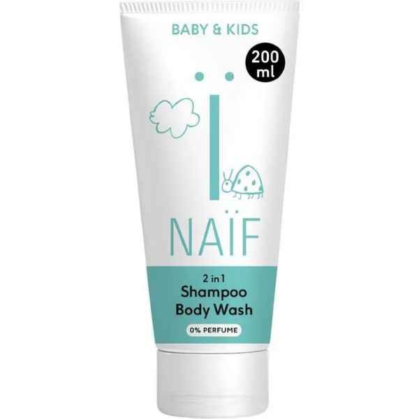 Naïf 2-1 wasgel 0% parfum 200ml