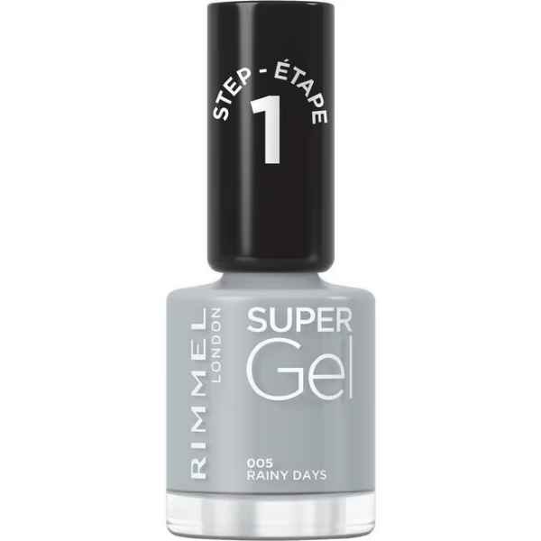 Rimmel SuperGel Nail Polish Lacquer Rainy Days 005 12 ML