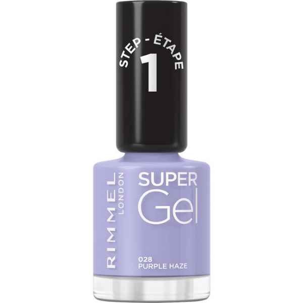 Rimmel SuperGel Nail Polish Lacquer Purple Haze 028 12 ML