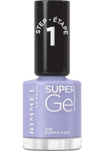 Rimmel SuperGel Nail Polish Lacquer Purple Haze 028 12 ML