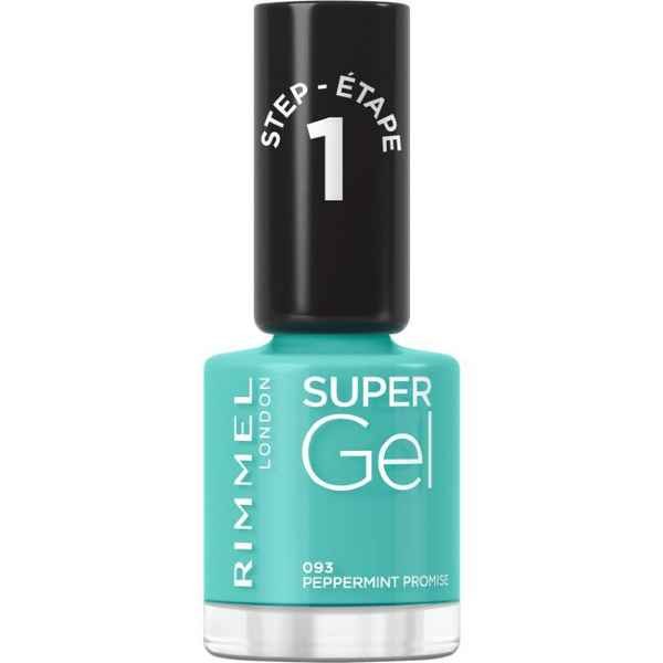 Rimmel SuperGel Nail Polish Lacquer Peppermint Promise 093 12 ML