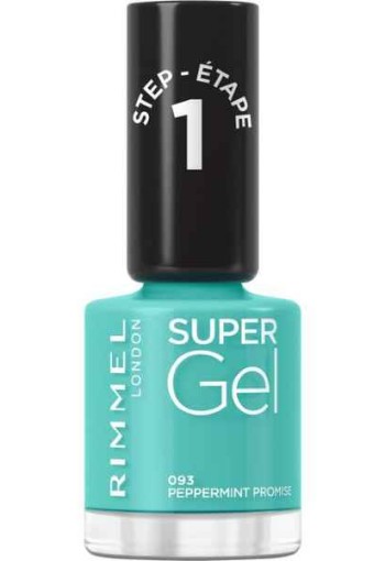 Rimmel SuperGel Nail Polish Lacquer Peppermint Promise 093 12 ML