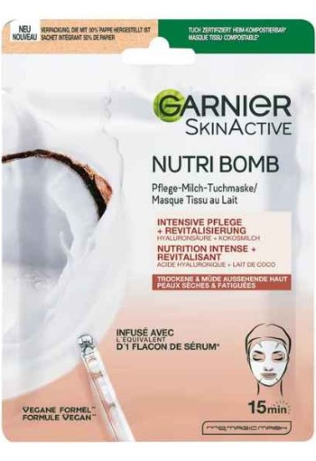 Garnier SkinActive Nutri Bomb Sheet Masker Kokosnoot