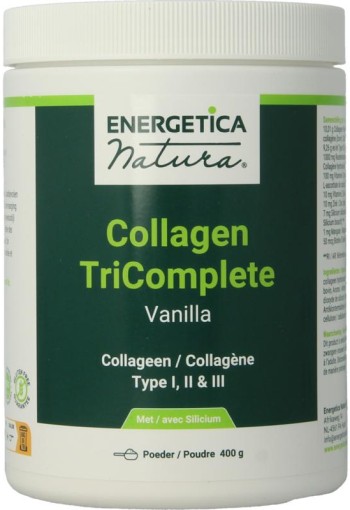 Energetica Nat Collagen tricomplete vanilla (400 Gram)