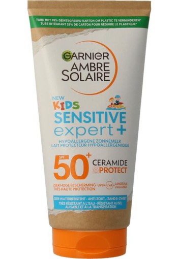 Ambre Solaire Milk wetskin kids SPF50 (175 Milliliter)