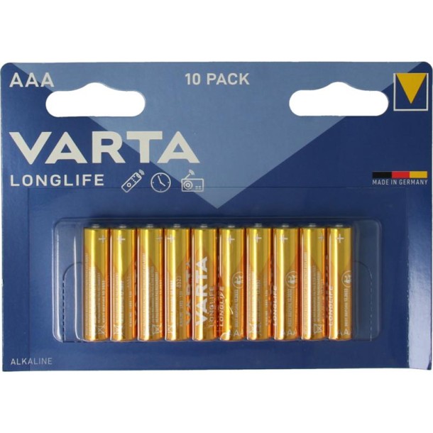 Varta Batterij AAA micro (10 Stuks)