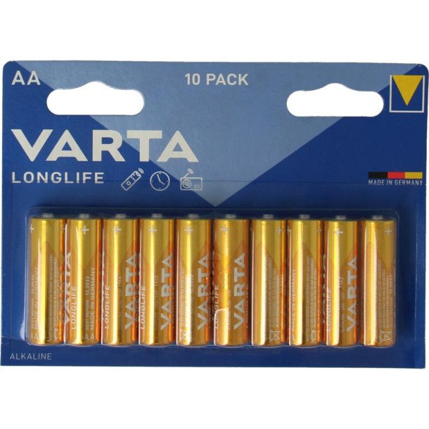 Varta Batterij AA micro (10 Stuks)