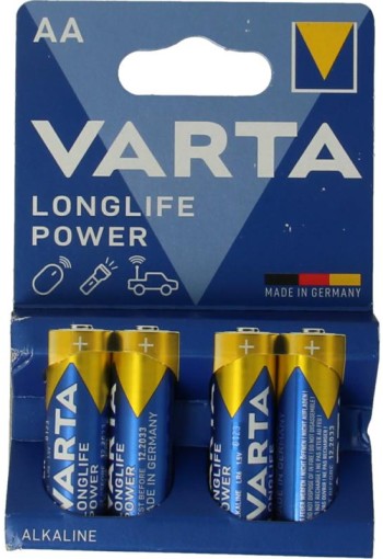 Varta Batterij AA high energy (4 Stuks)