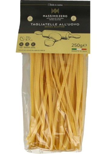 Massimo Zero Tagliatelle eierpasta glutenvrij (250 Gram)