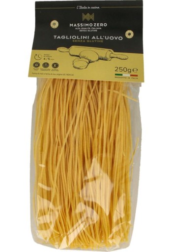 Massimo Zero Tagliolini eierpasta glutenvrij (250 Gram)