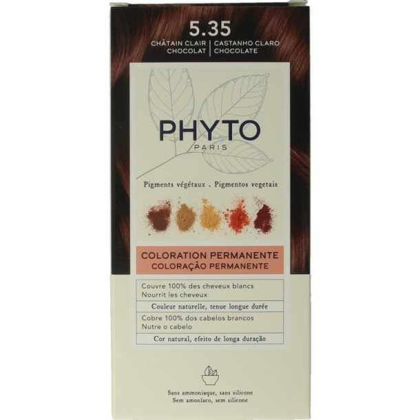 Phyto Paris Phytocolor collection 5.35 chatain clair chocolat (1 Stuks)