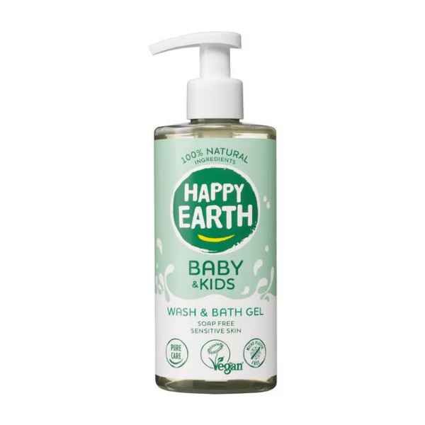 Happy Earth Zeepvrije Was & Badgel Baby & Kids 300 ml