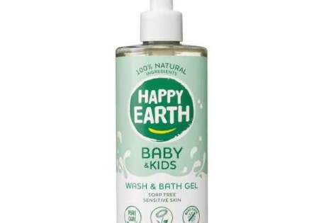 Happy Earth Zeepvrije Was & Badgel Baby & Kids 300 ml