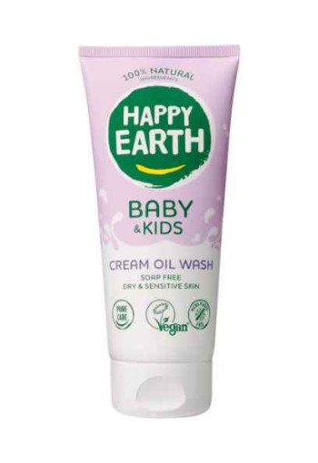 Happy Earth Cream Oil Wash 200 ml