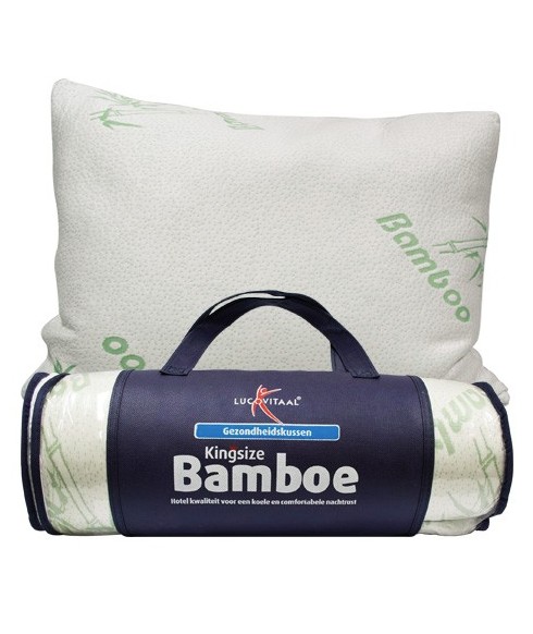 Kingsize Bamboe Hoofdkussen van Lucovitaal® 3 stuks 