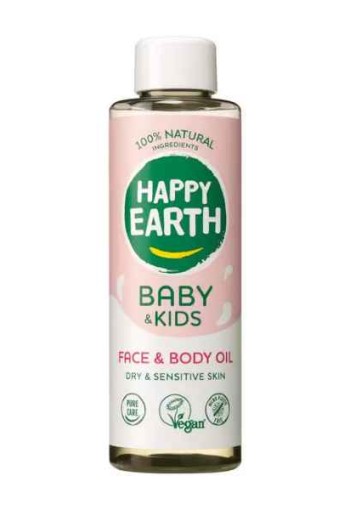 Happy Earth Gezicht & Lichaam Olie Baby & Kids