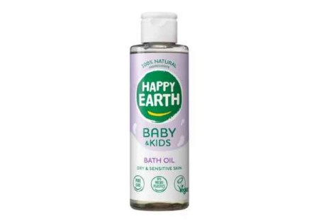 Happy Earth 100% Natuurlijke Baby & Kids Bad Olie 150 ml