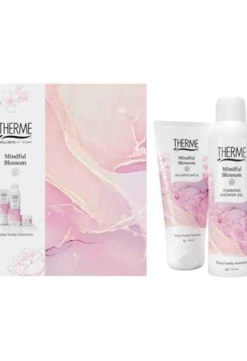 Therme Mindfull Blossom Satin200ml + Butter 75g + Foam 200ml Geschenkset