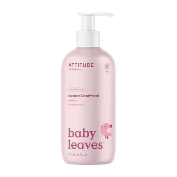 ATTITUDE Baby Leaves 2-in-1 Shampoo & Body wash Unscented